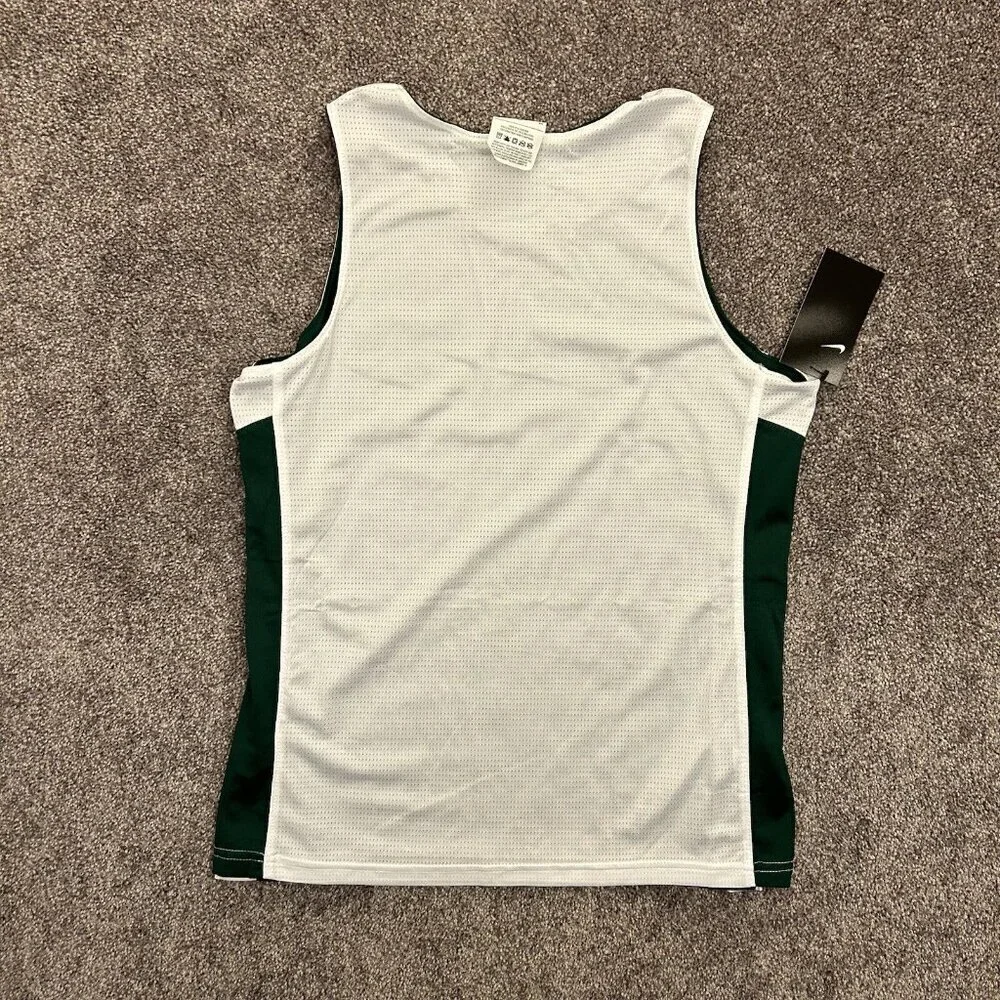 Nike Reversible Basketball Tank Training Practice Green White Kids Size XL - NWT